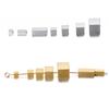 20Pcs/Lot Stainless Steel Square Beads Cuboid Loose Spacer Beads for DIY Bracelet Necklace Jewelry Making Accessories