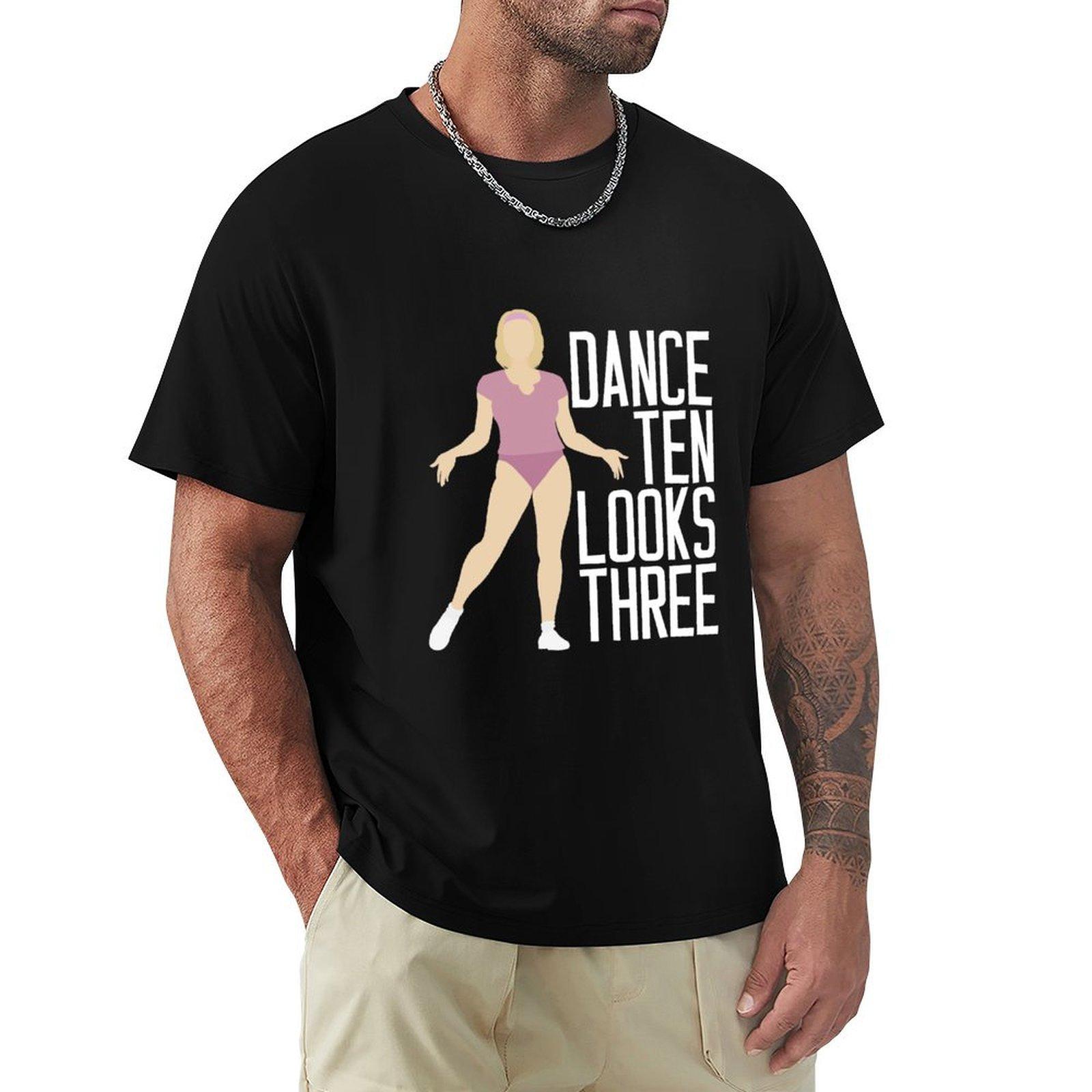 Dance 10 Looks 3 A Chorus Line TShirt plus sizes summer top mens white t shirts 4XL