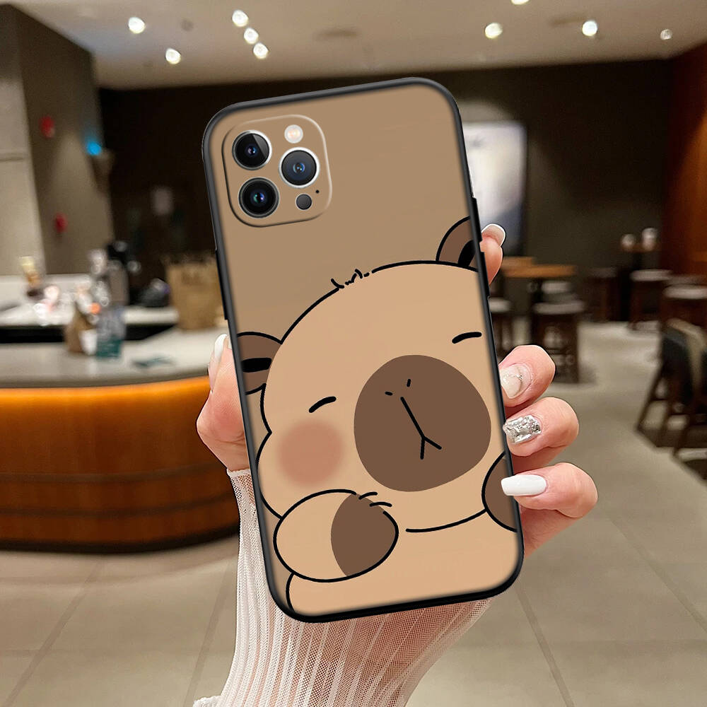 Cartoon Capybara Case for Samsung Note 20 10 S25 Plus Ultra Lite FE A11 A26 A51 A52 A53 A56 A70 A71 A72 A73 M20 M30 M21 M31 M51