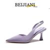 BEIJIANI Women's Stiletto Pointed Toe Backstrap Sandals 3289-31