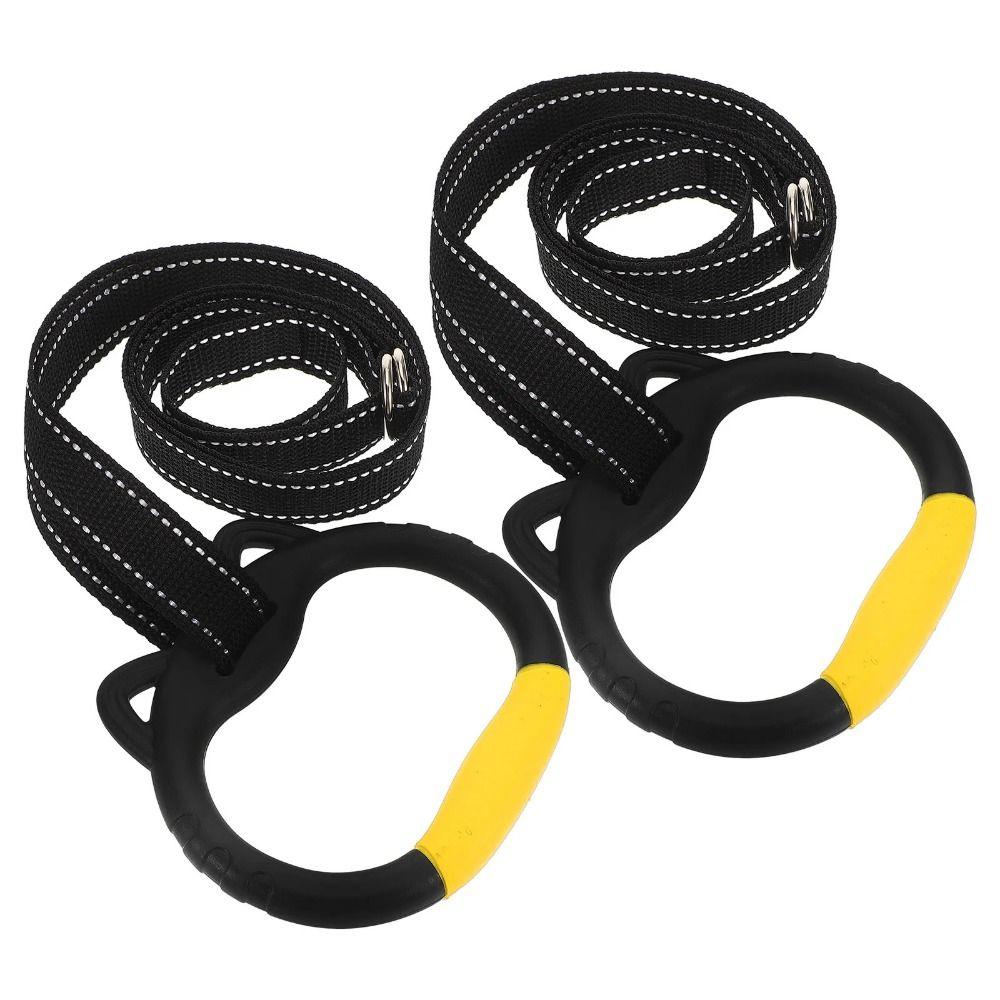 Durable Gymnastic Rings Non-Slip Fitness Exercise Ring Gym Ring Pull Up Bar Gymnastics Equipment