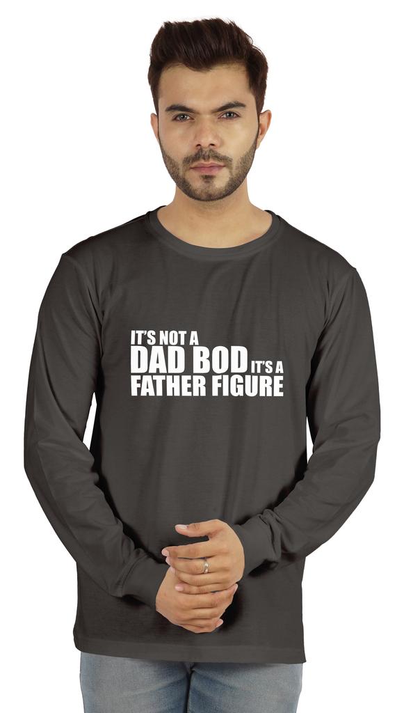 Inkmeso Mens Tshirt   Its Not A Dad Bod Its A Father Figure   Funny Quotes Daddy Tee