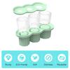 Silicone Ice Mold Cylinder Ice Cube Tray for 20-40oz Tumbler Cup with Lid Hollow Shape Stackable Easy