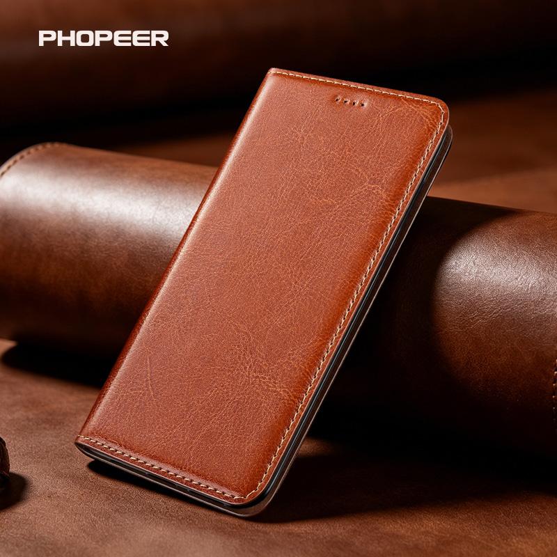 Luxury Genuine Leather Case for Xiaomi Poco X8 X7 X6 X5 X4 X3 Pro Max GT Neo 5G Horse Skin Texture Card Pack Phone Case