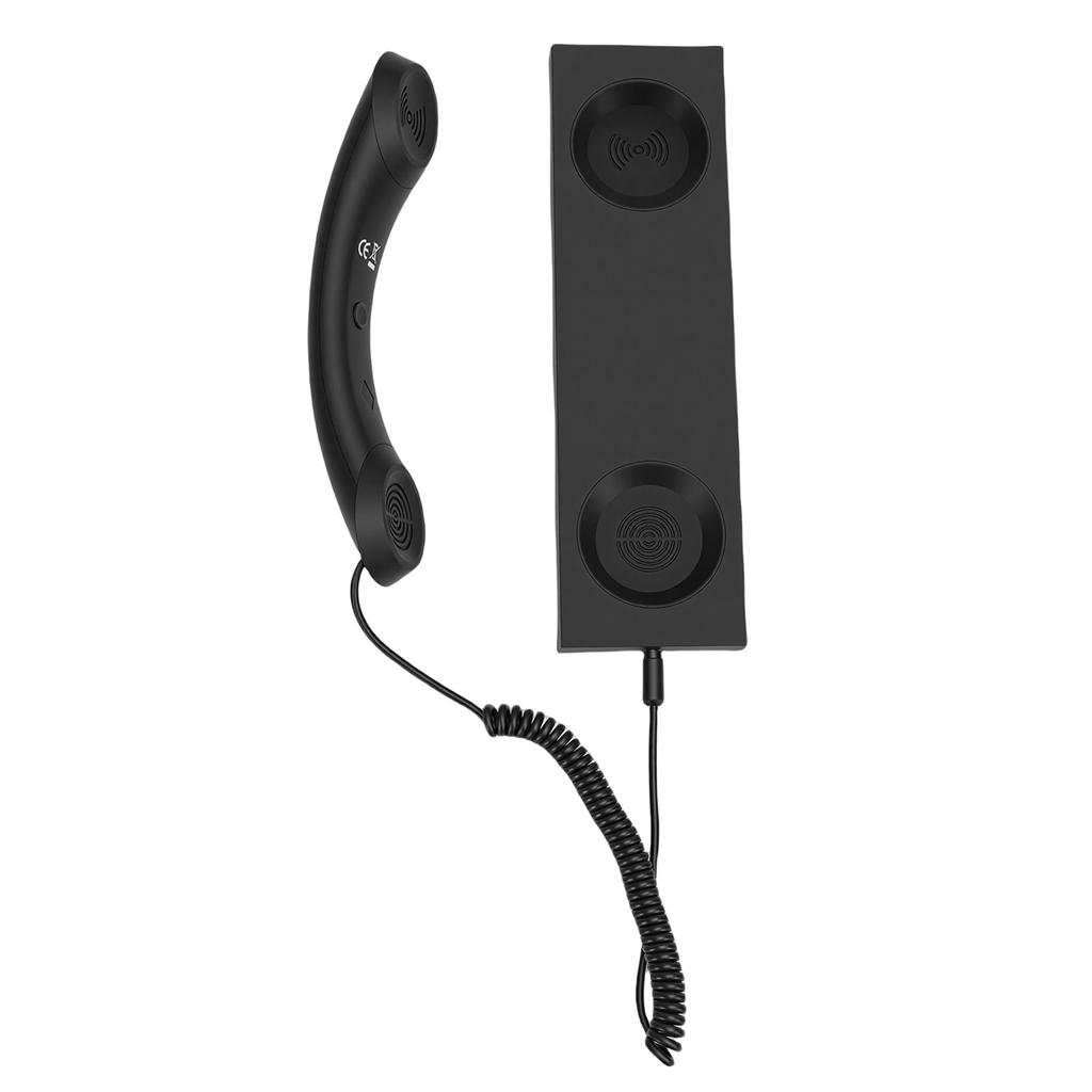 Retro Phone Handset Fit for 17 16 Retro Type C Wired Plug In Handheld Phone Handset with Microphone