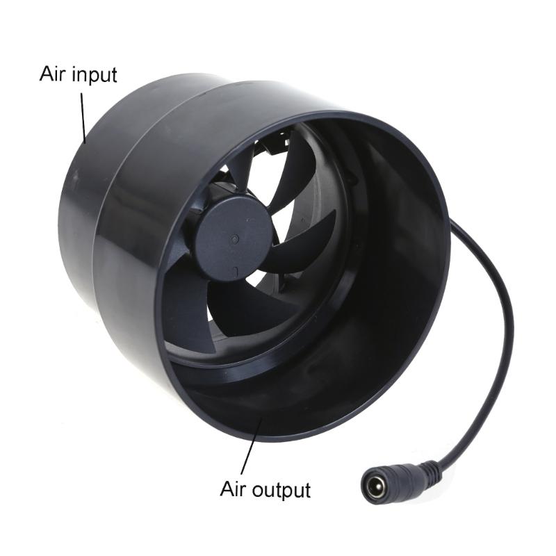 Universal Inline Blower Fan 97mm Quiet Exhaust Fan Ventilation Fan for Marine Boat and Motorhome DC12V Quiet Operation