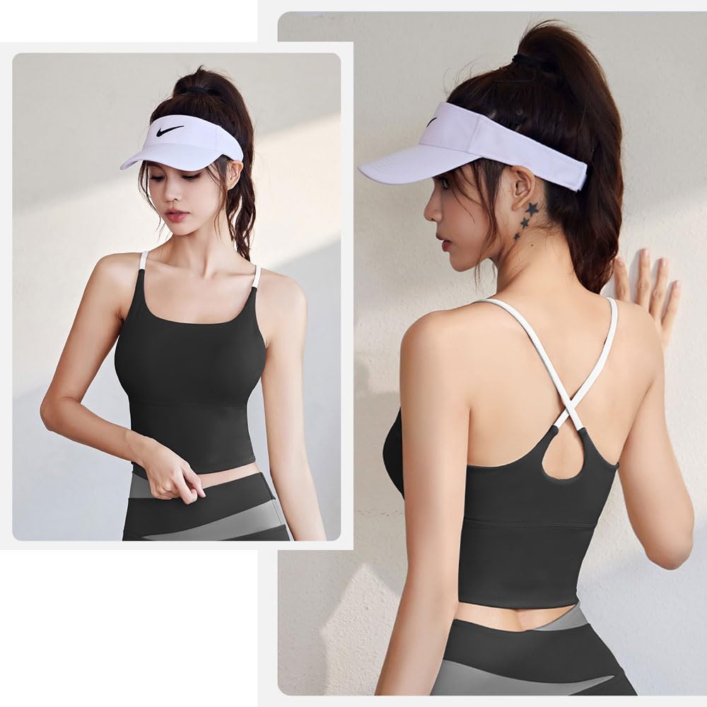 Yodilala Sports Perfect for and Perfect UV XL Women's Bra, Yoga, Fitness, Training, Running, Stretchable, Stylish, Shape, Sweat-Wicking, Quick-Drying,