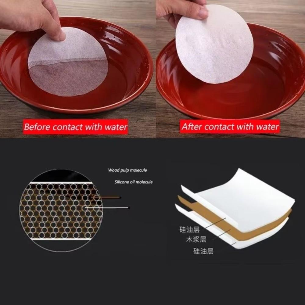 Disposable BBQ Paper Liner Circle Shape Oil Proof Paper New Biscuits Paper  Household