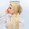 Soft Stretch Lace Women Hijabs Headscarf Lady Bandana Caps Fashion Muslim Turban Hats