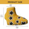 Star Pattern Golf Iron Head Cover Thick PU Leather Golf Head Cover Replacement Headcover Protective Cover Easy to Use
