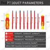 Insulated Screwdriver Set, Torx, And , Packaged For Home , Electrical Work, And -electric Purposes.