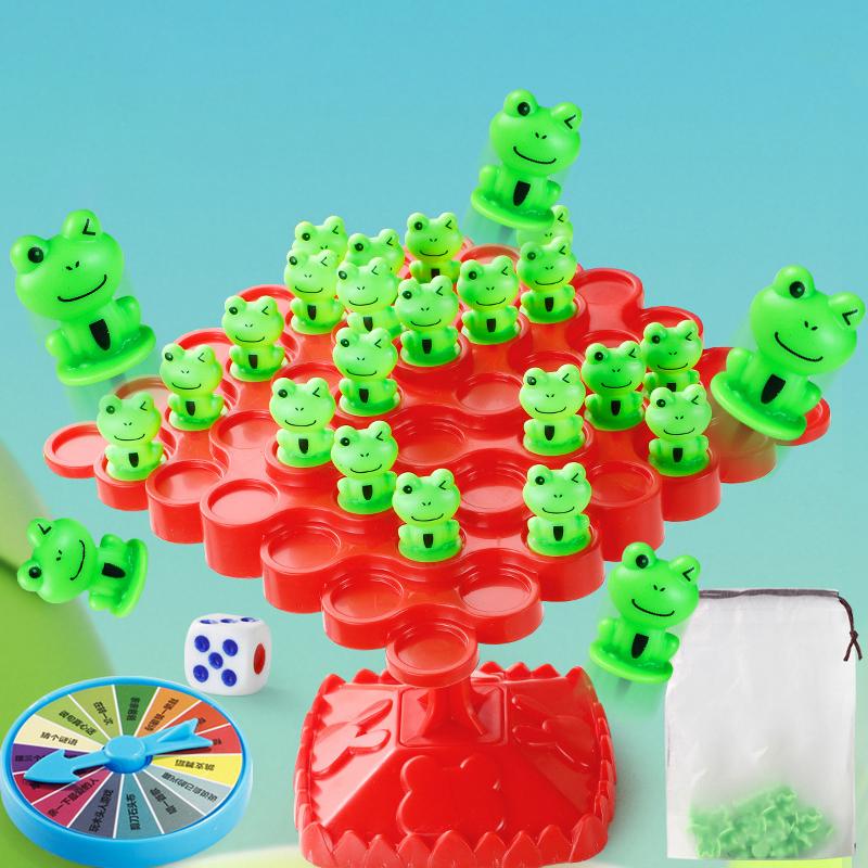 

1 набор настольной игры «Балансировка» для детей, лягушка, балансирующее дерево, детская математическая игрушка Монтессори, взаимодействие родителей и детей, настольная игра-балансировка красный