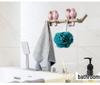 Handcrafted European-Style Small Bird Wall Hook for Keys & Coats