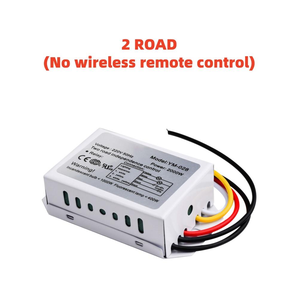220V 1/2/3 Channel Wireless Remote Control Switch Digital Remote Control Switch for Lamp Light Controller Supplies