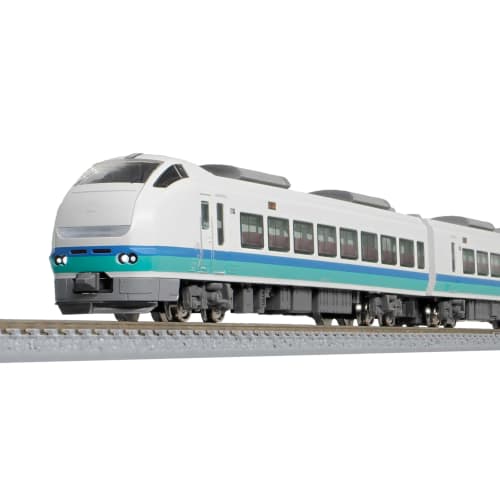 Greenmax N Gauge E653 Series 1100 Kaminumattari Color 4-Car Set with Powered Train Model Train 50788