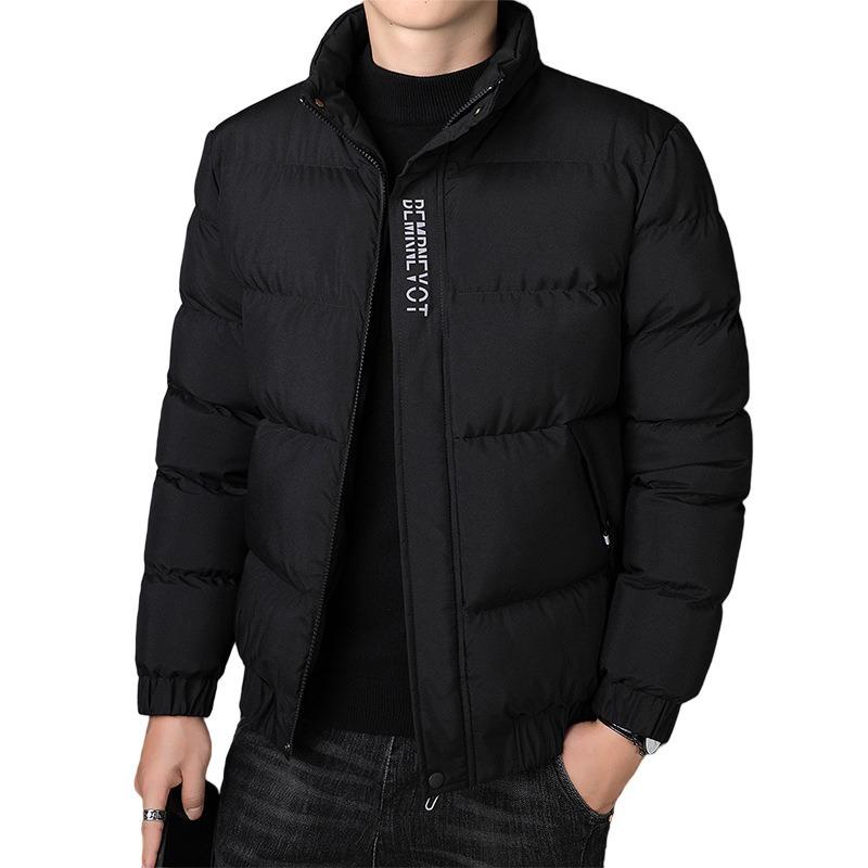Padded-on men's jackets winter new trend fleece thickened autumn and winter cotton-padded jackets fleece cotton-padded jackets