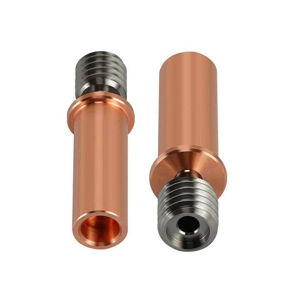 2 Stück 3D-Drucker Extruder Kupfer Titanlegierung Halsrohr für Kobra 2Kobra 2 NeoKobra 2