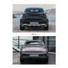 Rear Diffuser with Pipes for Mercedes GLC63 AMG Coupe