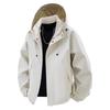Hooded Jacket Men's Spring and Autumn Loose Workwear Jacket Casual Windproof Assault Jacket
