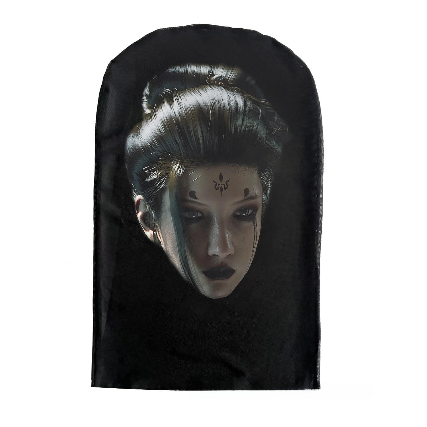 

Myth Wukong Black 3d Face Shield Game Peripheral Headwear Accessory Cosplay Style 7