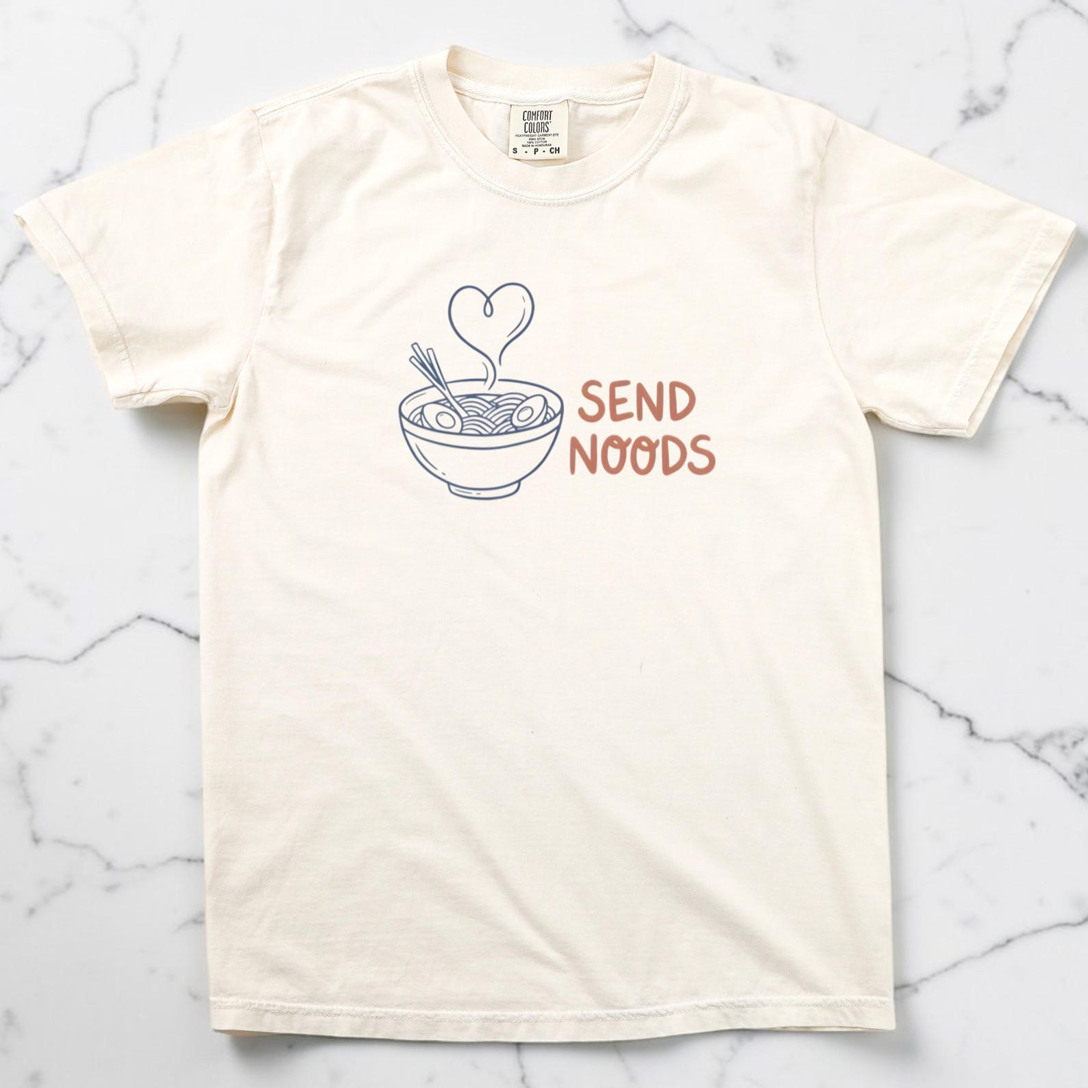 Send Noods Shirt, Funny Food Shirt, Ramen Shirt, Foodie Shirt, Noodle Shirt, Funny Graphic Tee, Comfort Colors Shirt, Food Pun Shirt S