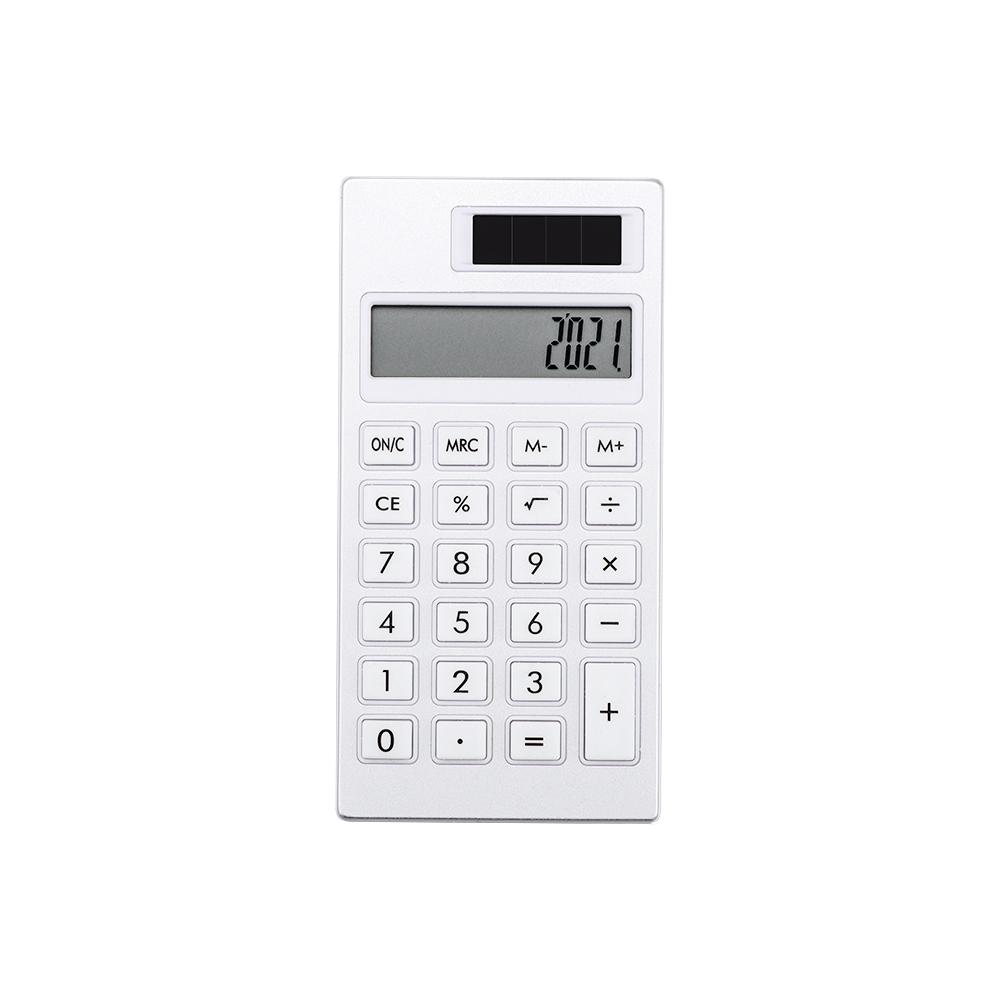 Portable 12 Bit Mute Calculator Pocket Ultra Thin Small Solar Calculator School Office Electronic Calculator Student Supplies