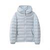 Womens Short Hooded Down Jacket 90% White Duck Lightweight Winter Coat Students Unisex