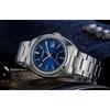 CITIZEN 100m Waterproof Mechanical Movement Stainless Steel Strap Watch 42mm Men's Watches Blue Dial NJ0100-71L