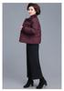 Mom's 2025 Winter Lambswool Coat: Stylish, Lightweight, Short Down Jacket for Middle-Aged and Older Women