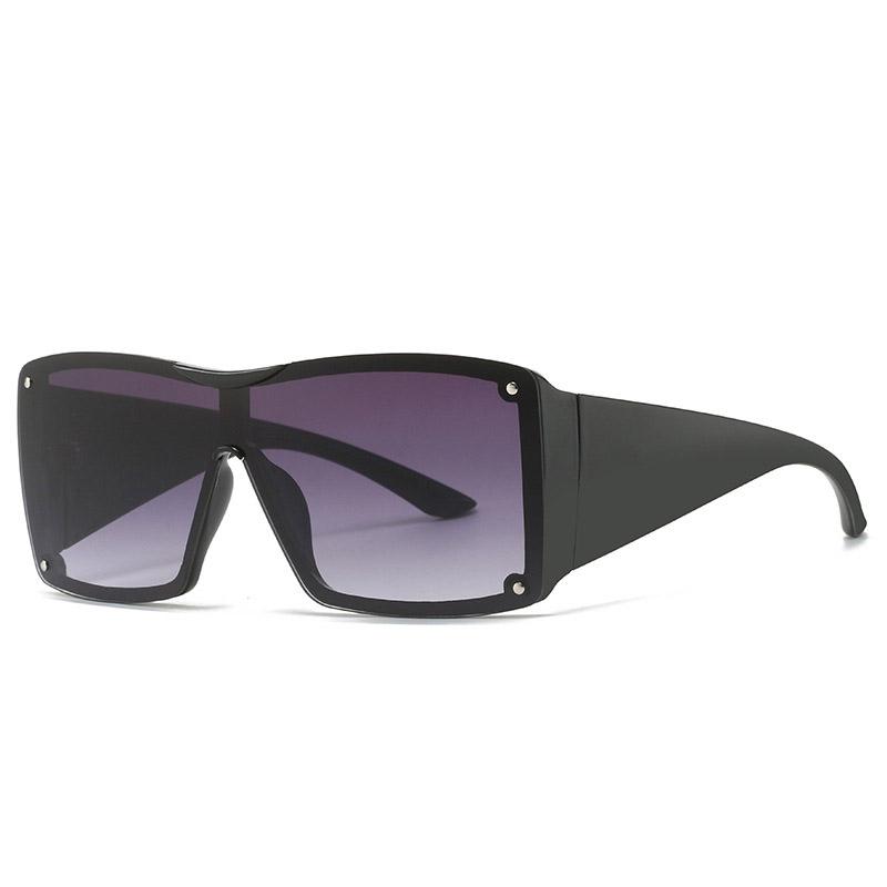 New Fashionable One-piece Women's Sunglasses Personalized Trendy Street Style Sunglasses Versatile Sunglasses 8570