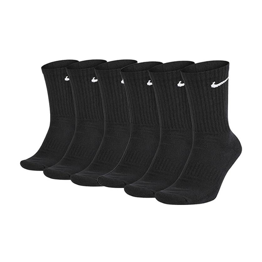 Nike Logo Knitted Weightlifting Long Distance Sports Mid-Calf Socks Unisex Socks Black SX7664010