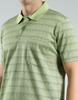 Luxuria Men's Striped Collar Neck T-Shirt