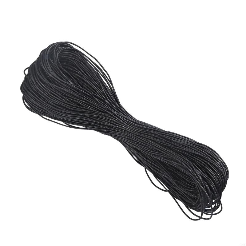 Multipurpose Cotton Waxed Thread 65.61yardX1mm Braiding Cord String for Jewelry Making Home Decoration and Gift Wrapping HX6C