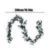 Christmas Rattan Garland Wired Tree Branches Artificial Christmas Garland Christmas Decoration Rattan Realistic Pine Tree