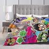 Teens Titans Go  Blanket  Super Soft Fluffy Plush Throw Blanket For Child Bedroom Flannel Bedspread Bed Cover