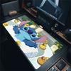 Cute Stitch Aesthetics Anime Mouse Pads XXL Computer Keyboard Carpet Gaming Offices Accessories Non-slip Mat Lockedge Rubber Pad