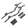 Carbon Fiber Chassis Kit RC Chassis Frame Rails for Axial SCX24 Deadbolt JLU C10 Bronco 124 RC