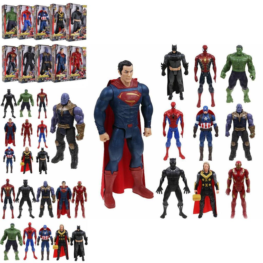 Atemberaubende Avengers Infinity War Hulk Spiderman Thanos 12" Tönende Leuchtfigur Spielzeug Ideales Geschenk für Superhelden-Enthusiasten