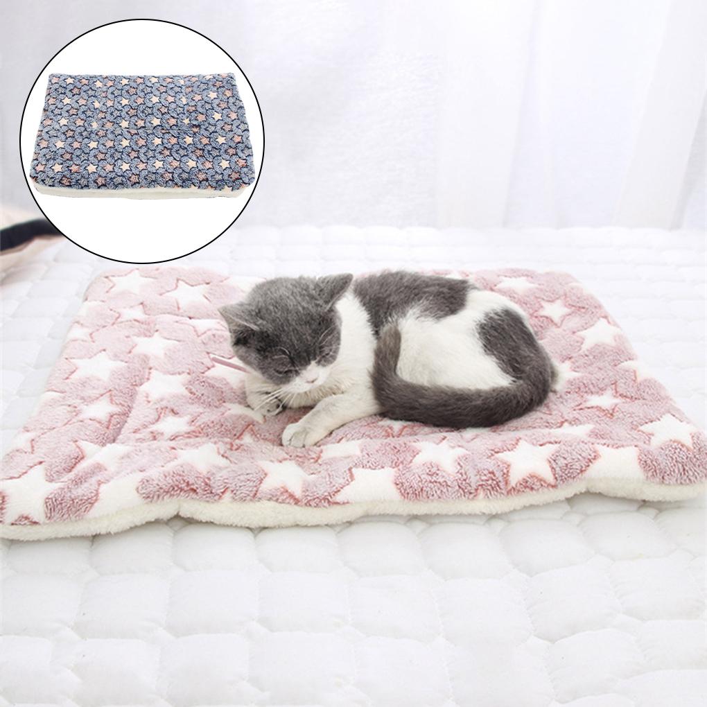 Flannel Thickened Dog Bed Mat Soft And Comfortable For Pet Pet Sleeping Mat Warm Pet Mat Cat Bed Mat