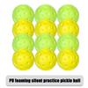 1PC Indoor Pickleball Balls Silent Pickleball Practice PU Ball Indoor Warm-up Solution Beginners Professionals Use Pickleball