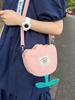 Summer Japanese College Style Shoulder Bag Small Fresh And Cute Hit Color Flower Girl Messenger Bag Coin Purse