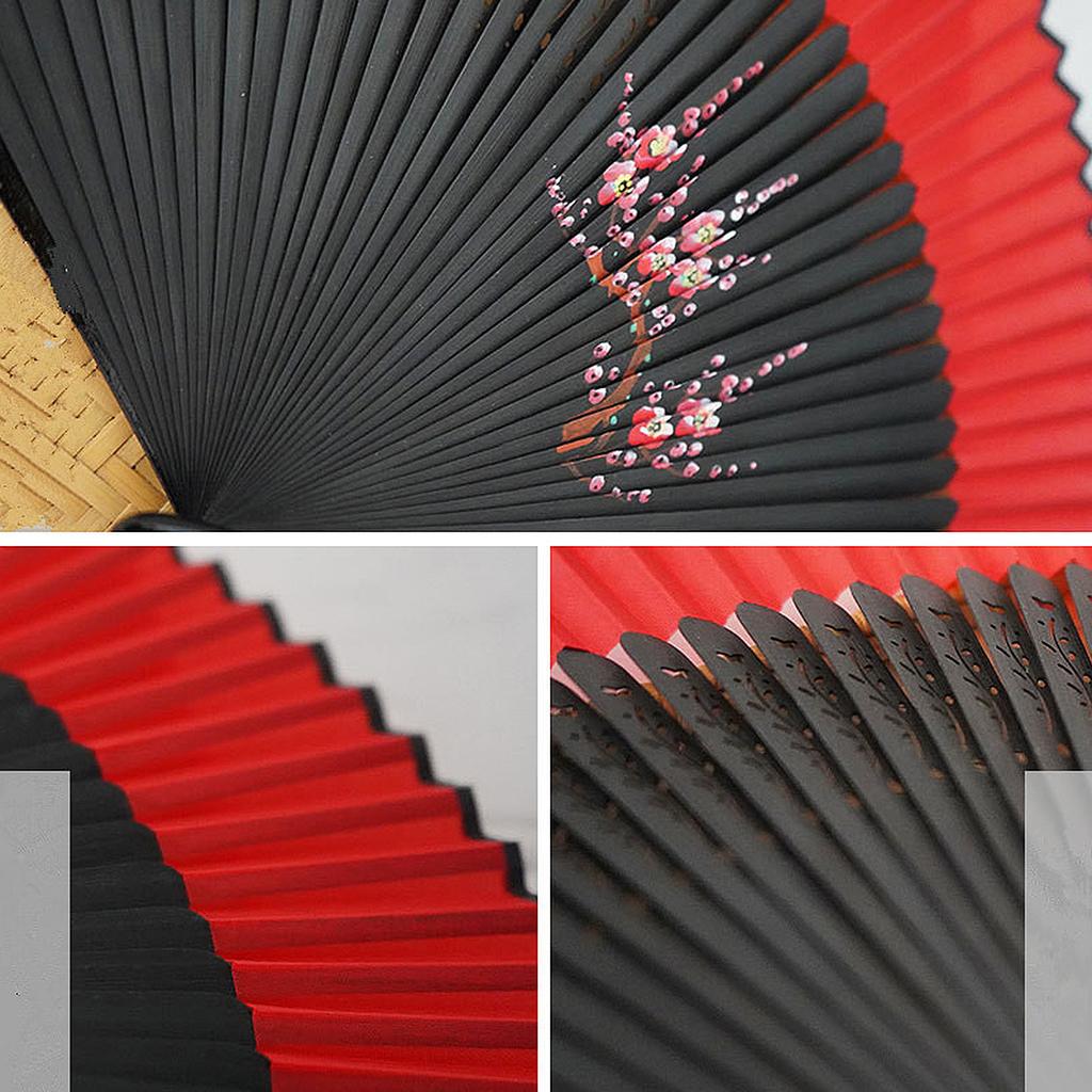 Vintage Folding Hand Fans for Women Wedding Festival Dance Gift Performances