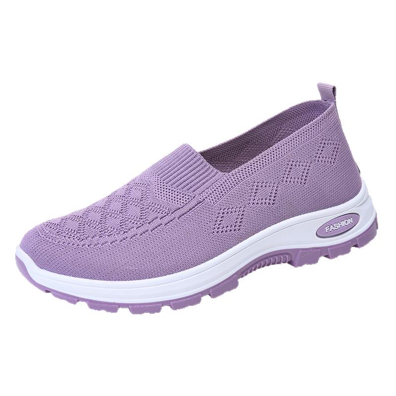 Women's Breathable Outdoor Casual Spring Shoes - Comfortable for Middle-aged and Elderly