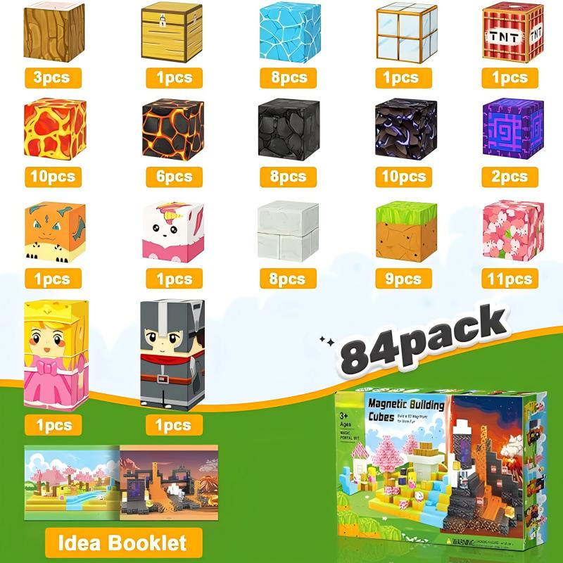 

Magnetic Blocks Montessori Educational Constructor Set for Kids,Magic Gate Learning building blocks for Children Toys and Gifts