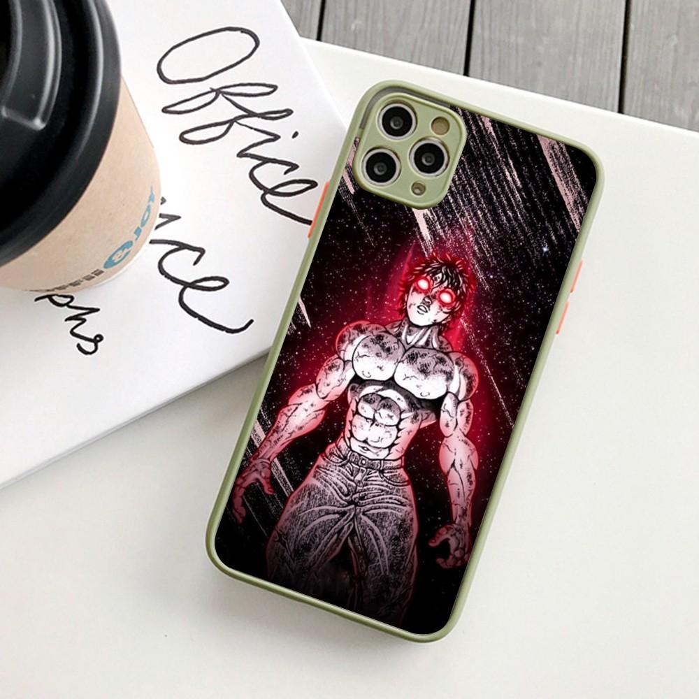 Anime B-Baki Phone Case For IPhone 14 11 12 13 Mini Pro Max 8 7 Plus X XR XS MAX Translucent Matte Cover