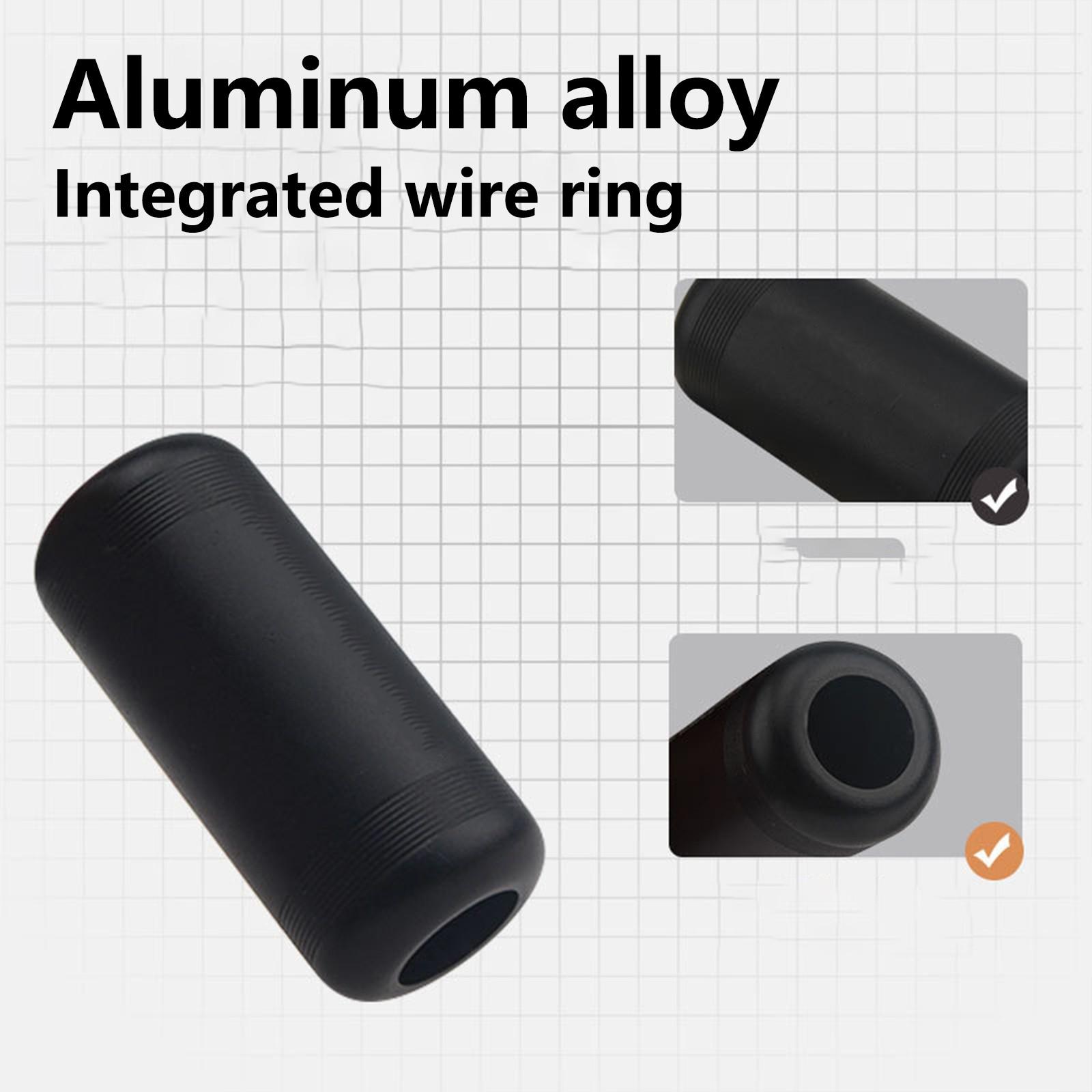

Matte Speaker Wire Anti-electronic Interferences Connectors 5.5mm Aluminum Alloy HiFi Audios Cable Rings чорний
