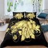 Dragon Duvet Cover King Queen Japanese Exotic Bedding Set Ancient Mythical Animal Comforter Cover 2/3pcs Polyester Quilt Cover