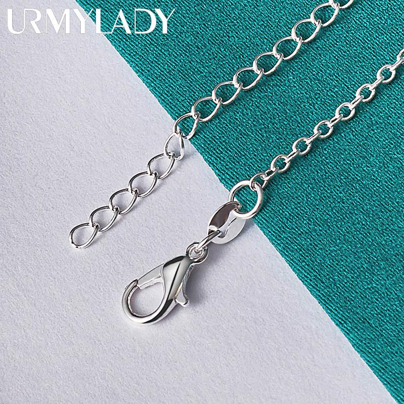 925 Sterling Silver Round Smiling Face 20cm Bracelet for Women Wedding Engagement Fashion Charm Jewelry