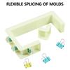 Multipurpose Resins Casting Mold Housing Customizable Size Frames for Soap and Candle Making Kits with Binders Clip