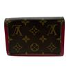 Louis Vuitton M64587 Compact Wallet Monogram Monogram Portefeuille Flore Compact Bifold Wallet Brown Monogram Used